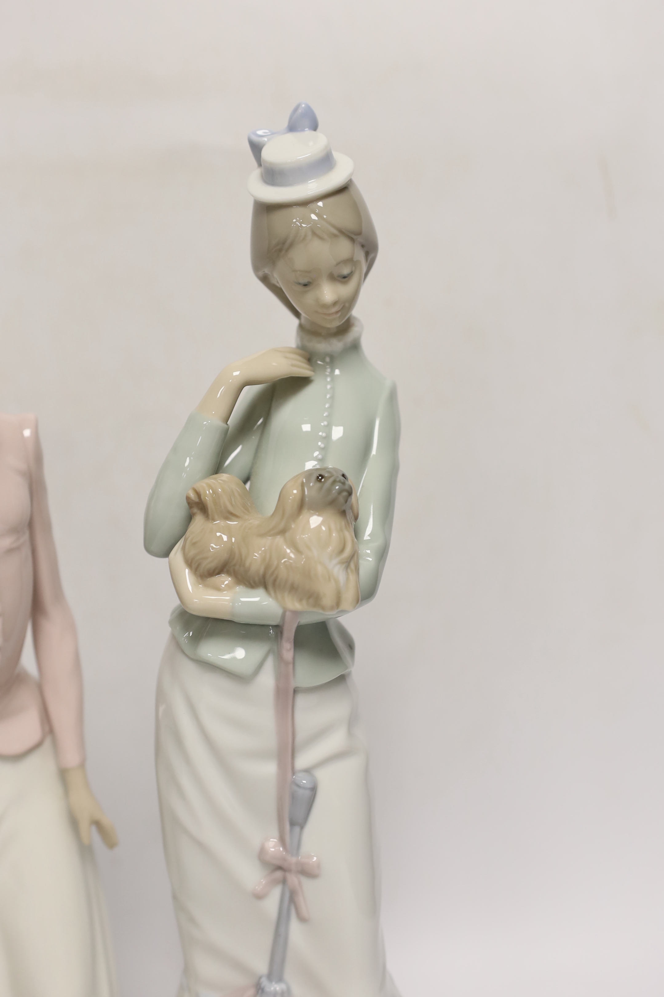 Two Lladro figures, tallest 37.5cm